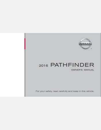 nissan pathfinder 2016 owners manual in english